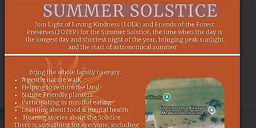 SUMMER SOLSTICE: A Community Gathering in Nature