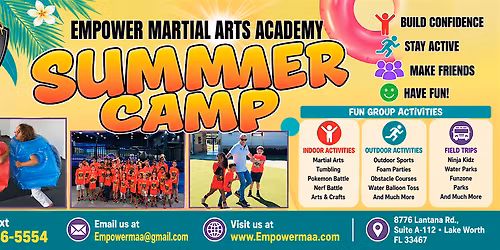 Summer Camp at Empower Martial Arts