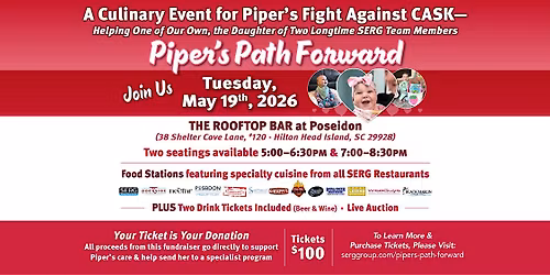 Piper's Path Forward Culinary Event Fundraiser