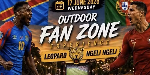 RDC VS PORTUGAL - OUTDOOR FANZONE NGELI NGELI