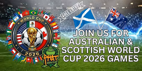 WORLD CUP 2026 - AUSTRALIA VS USA @ PHAT BREWERY WEST PERTH
