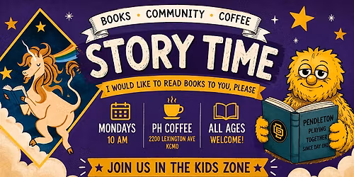 Monday Story Time at PH Coffee