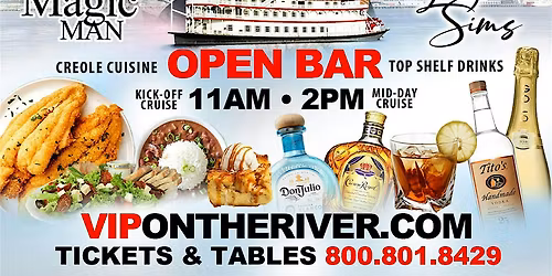 Essence ALL INCLUSIVE VIP ON THE RIVER -for tix visit vipontheriver.com