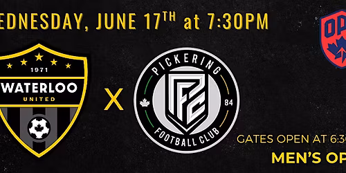 OPL2: Waterloo United Men vs Pickering FC Men