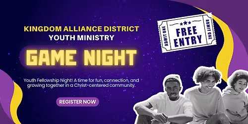 Kingdom Alliance District Youth Fellowship Game Night