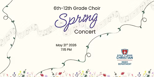 6th-12th Grade Choir Spring Concert