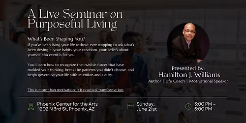 Programmed for Success: A Live Seminar on Purposeful Living