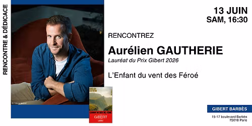 GIBERT rencontre & d\u00e9dicace : Aur\u00e9lien Gautherie