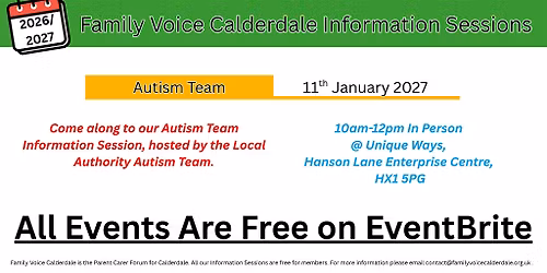 Autism Team Information Session