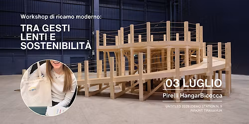 Ricamo moderno: tra gesti lenti e sostenibilit\u00e0 - edizione di luglio