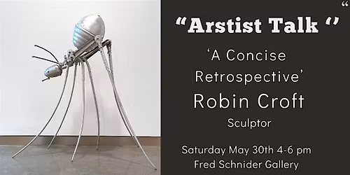 'Artist Talk' with sculptor Robin Croft