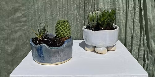 Mini Planter Pottery Class - Intro to Pottery Workshop