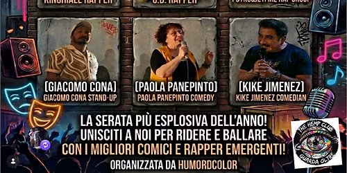 RAP & COMEDY NIGHT:23 maggio Il Sabato  pi\u00f9 Pazzo di Milano | The Hemp Club