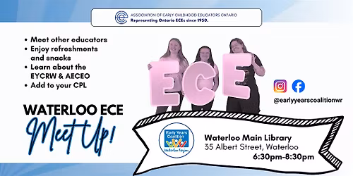 Waterloo Region ECE Meet Up!