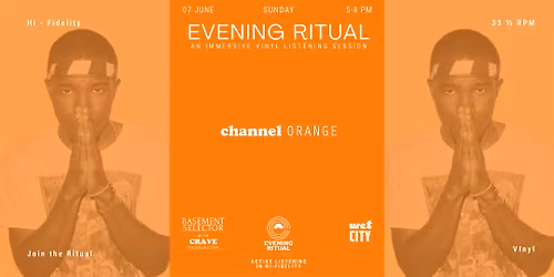 FRANK OCEAN - Evening Ritual - Vinyl Listening Session