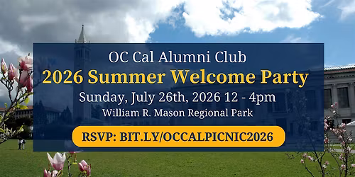 Orange County Cal Alumni Club Summer Welcome Party 2026