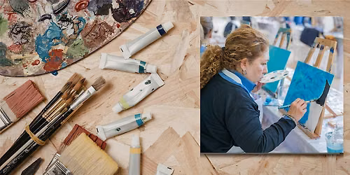Beginner Abstract Painting Workshop | Daytime Art Class Pattern Play