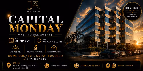 JFA REALTY | Capital Monday