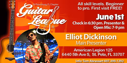 Guitar League Saint Pete 06\/01\/26!
