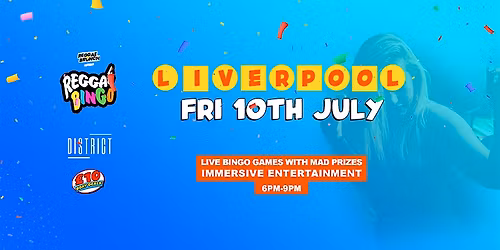 Reggae Bingo - Liverpool \u2013 Fri 10th July