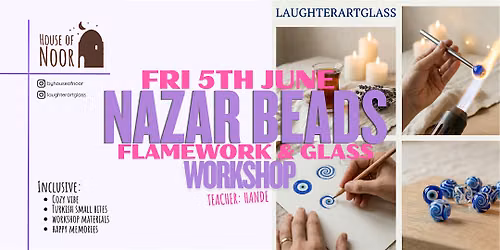 Flamework & Glass: Nazar  bead Workshop