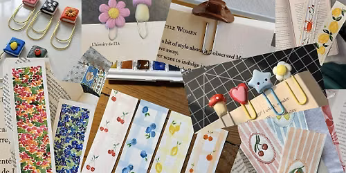 DIY Bookmarks & Clay Bookclips with Lunar