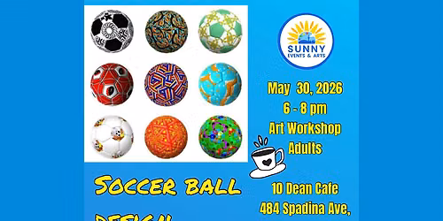 FIFA SOCCER BALL Design - Art Workshop for Adults & Teens