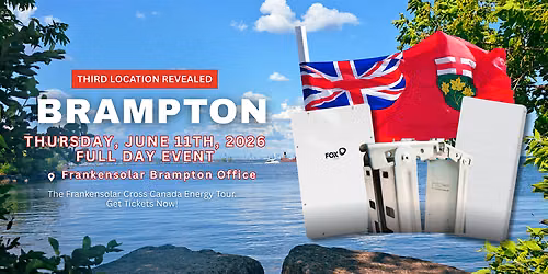 Frankensolar Cross Canada Energy Tour \u2013 Brampton Stop