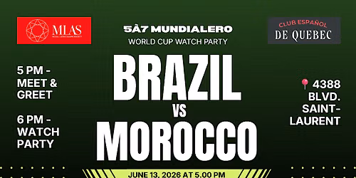 5\u00e07 Mundialero - BRAZIL vs MOROCCO