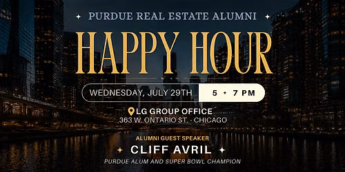 Purdue Real Estate Alumni Association Happy Hour