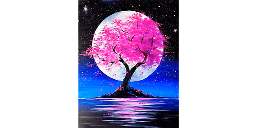 Magenta Moonlight - Paint and Sip in Chicago | Classpop!\u2122