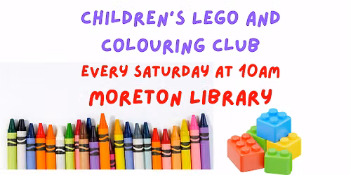 Children's Lego and Colouring Club at Moreton Library