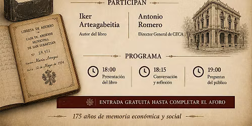 Presentaci\u00f3n del libro 175 Historias de las Cajas de Ahorros Vascas -