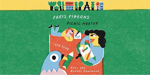 Paris Pigeons Picnic Sketching Meetup