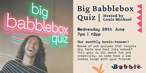 Big Babblebox Quiz