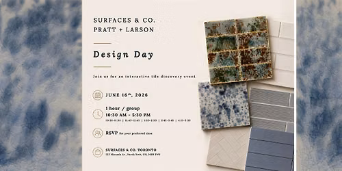 Surfaces & Co. : Pratt + Larson Design Day