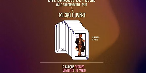 Chhannavath Lmut \u2014 Une Brass\u00e9e de Po\u00e9sie et Micro Ouvert