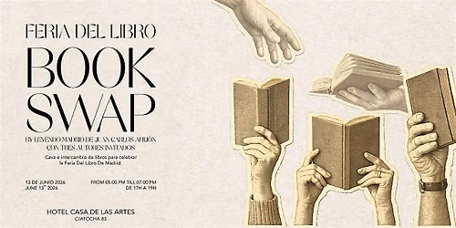 BOOK SWAP by LEYENDO MADRID de JUAN CARLOS AHIJ\u00d3N