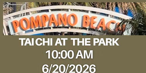 Tai Chi At The Park — Harbor's Edge Park