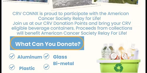 Donate empty bottles and cans for charity