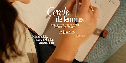 Cercle de femmes - Ecriture