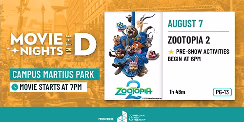 Movie Nights in the D: Zootopia 2