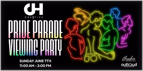 2026 CHC Pride Parade Viewing Party on the Beaches Tropicana Patio