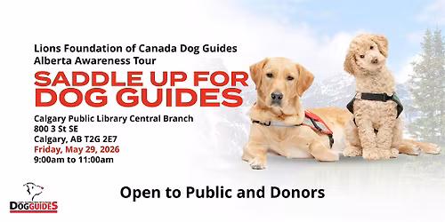 Saddle Up For Dog Guides