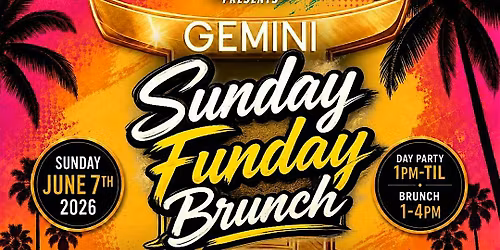 A Gemini Sunday Funday R&B Brunch Day Party @Ole Tapas Bar