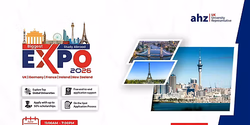 AHZ Biggest Study Abroad Expo @Avari Hotel Lahore