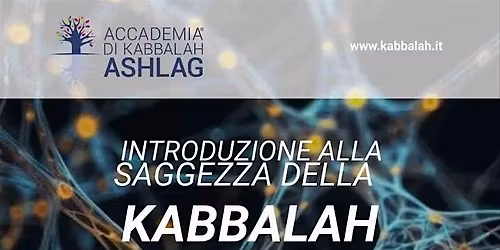 Introduzione alla Saggezza della Kabbalah - Reggio Emilia
