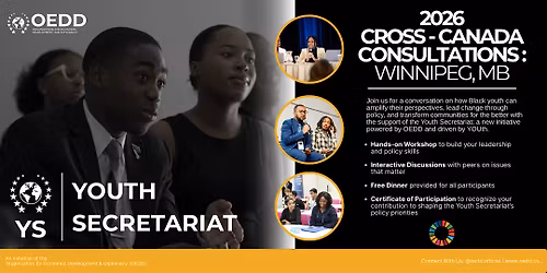 OEDD Youth Secretariat Consultations: Winnipeg, MB