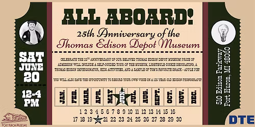 25th Anniversary Celebration of the Thomas Edison Depot Museum