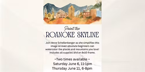 Paint the Roanoke Skyline